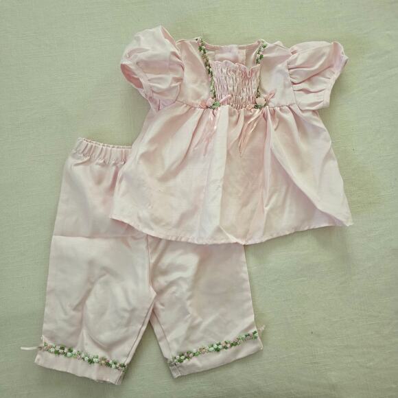 Y2k Pink Matching Set 6-9 months *flaw - Picture 1 of 5